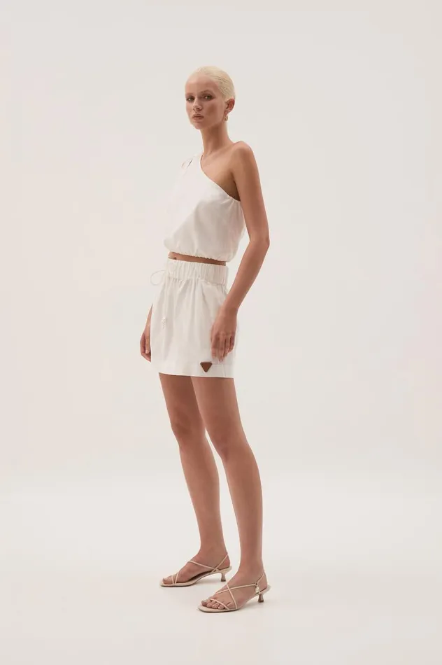 Aje Skirts Airlie Mini Skirt White 8211 Women Aje Skirts Airlie Mini Skirt White 8211 Women