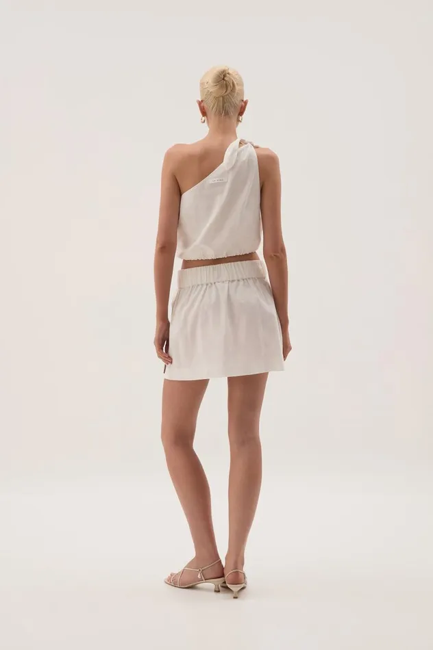 Aje Skirts Airlie Mini Skirt White 8211 Women Aje Skirts Airlie Mini Skirt White 8211 Women