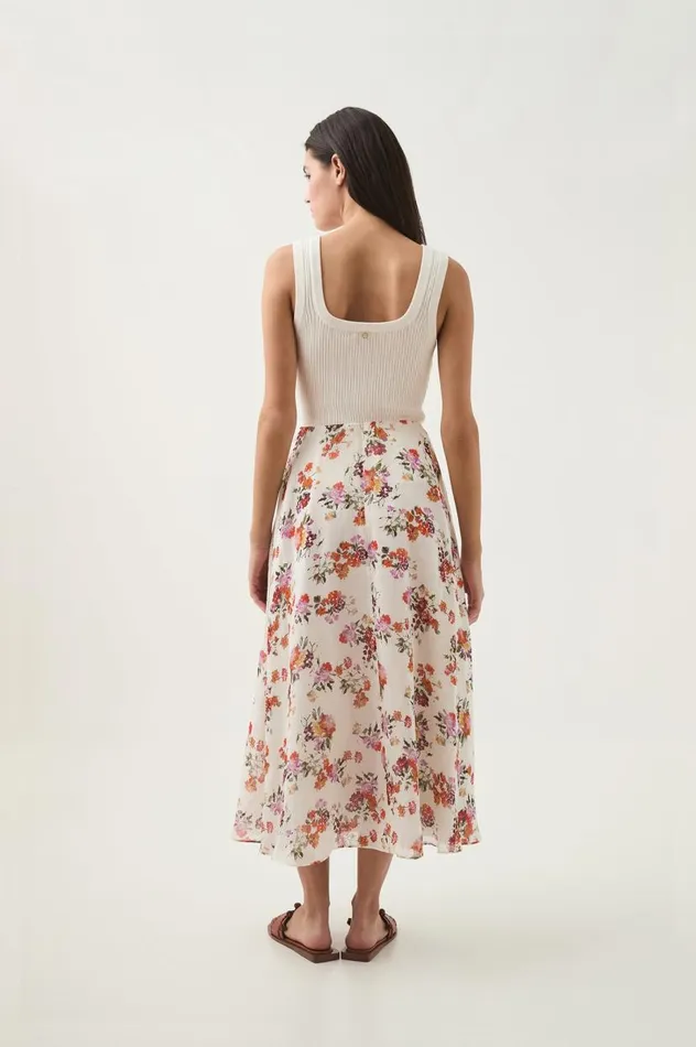 Aje Skirts Cyma Circular Midi Skirt Flora Natura 8211 Women Aje Skirts Cyma Circular Midi Skirt Flora Natura 8211 Women