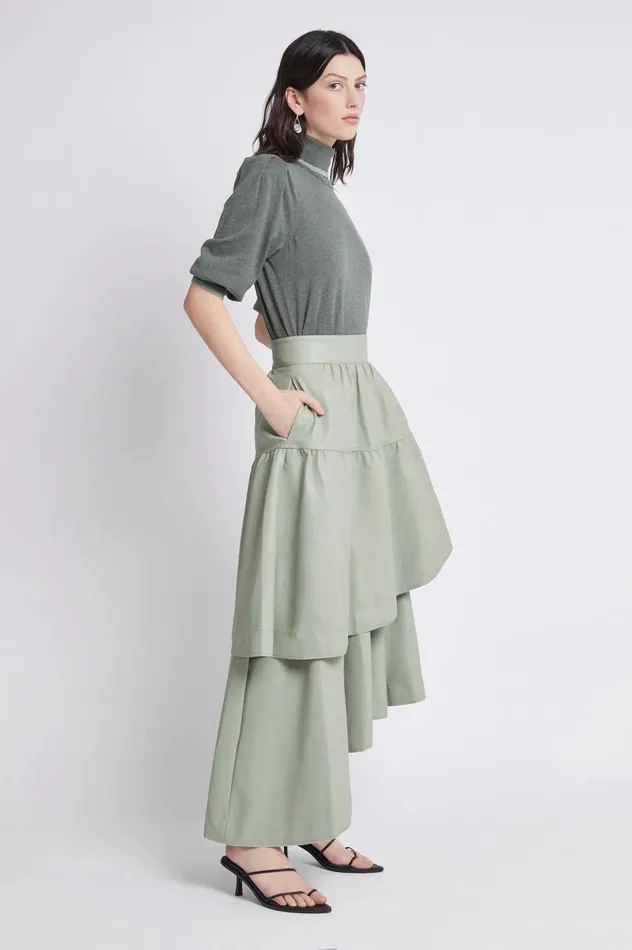 Aje Skirts Idyllic Skirt Dusty Sage 8211 Women Aje Skirts Idyllic Skirt Dusty Sage 8211 Women