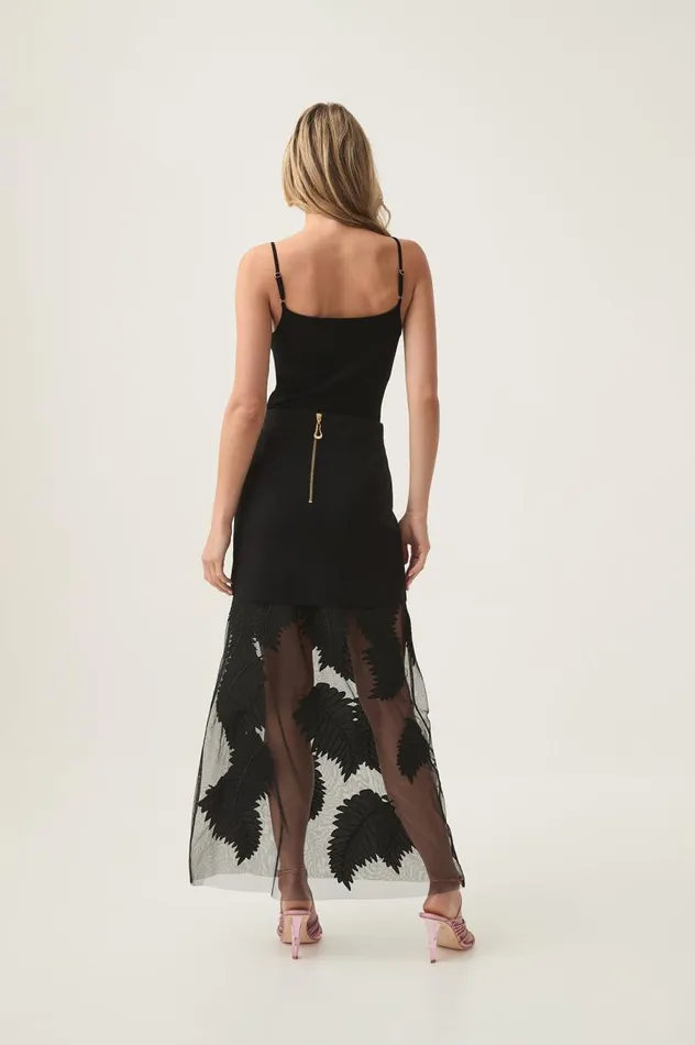 Aje Skirts Wilder Knit Maxi Skirt Black 8211 Women Aje Skirts Wilder Knit Maxi Skirt Black 8211 Women