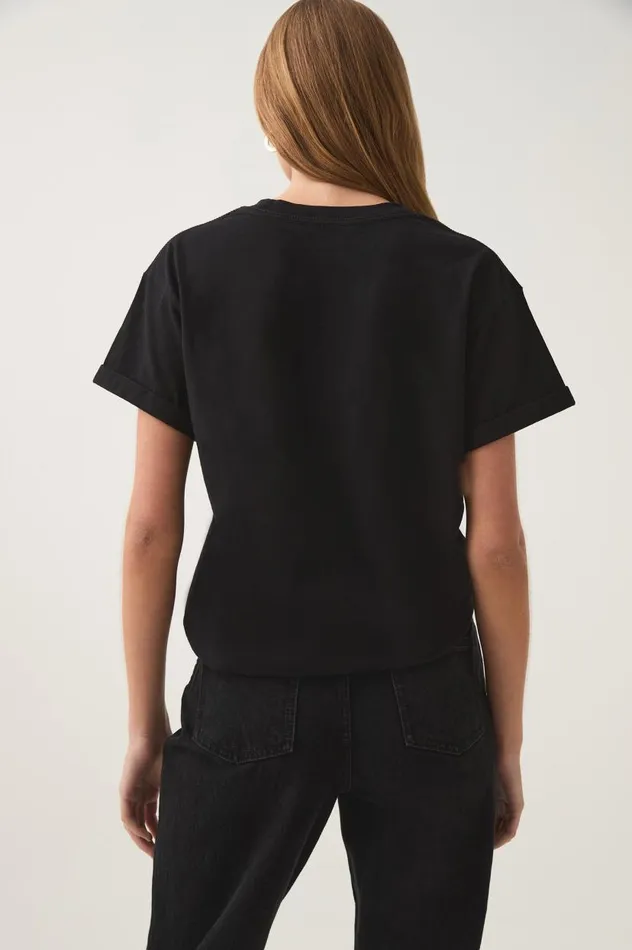 Aje Tees Constellation Logo Tee Blackblack 8211 Women Aje Tees Constellation Logo Tee Blackblack 8211 Women