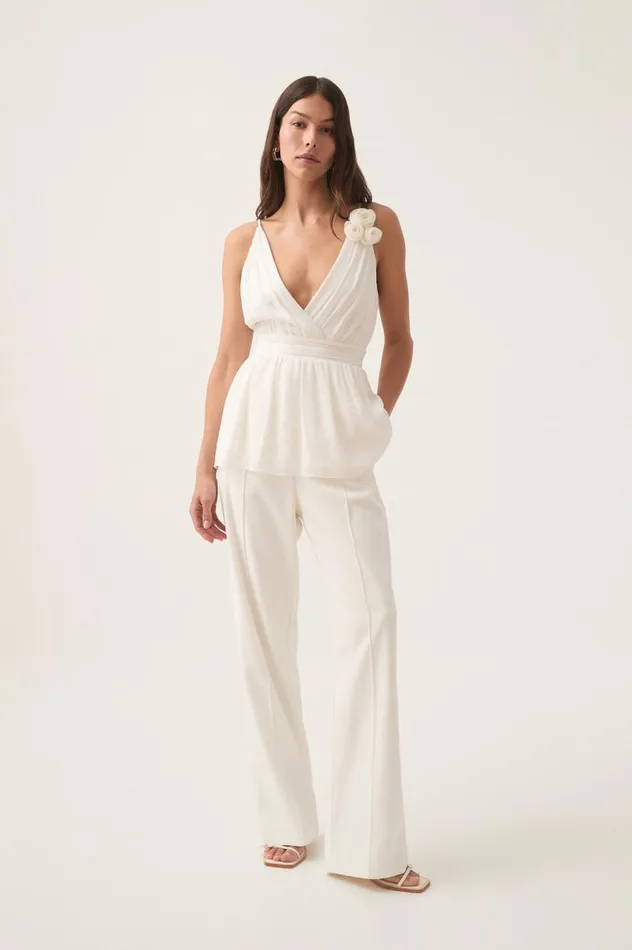 Aje Tops Mercurial Camisole Ivory 8211 Women