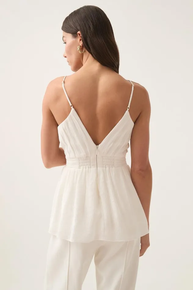 Aje Tops Mercurial Camisole Ivory 8211 Women