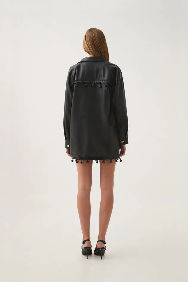 Aje Tops Unity Braided Knot Shirt Black 8211 Women Aje Tops Unity Braided Knot Shirt Black 8211 Women