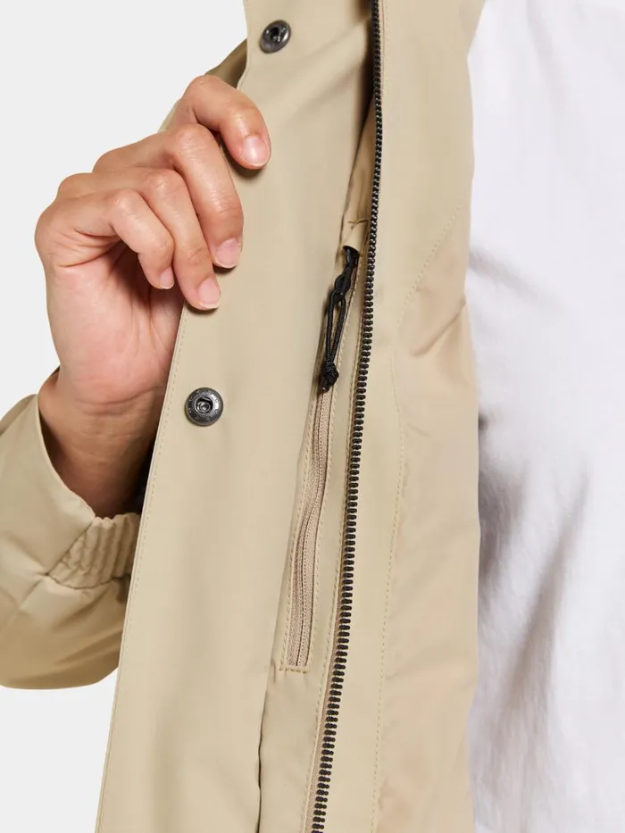 Alice Parka Long Clay Beige Women Didriksons Spring Jackets