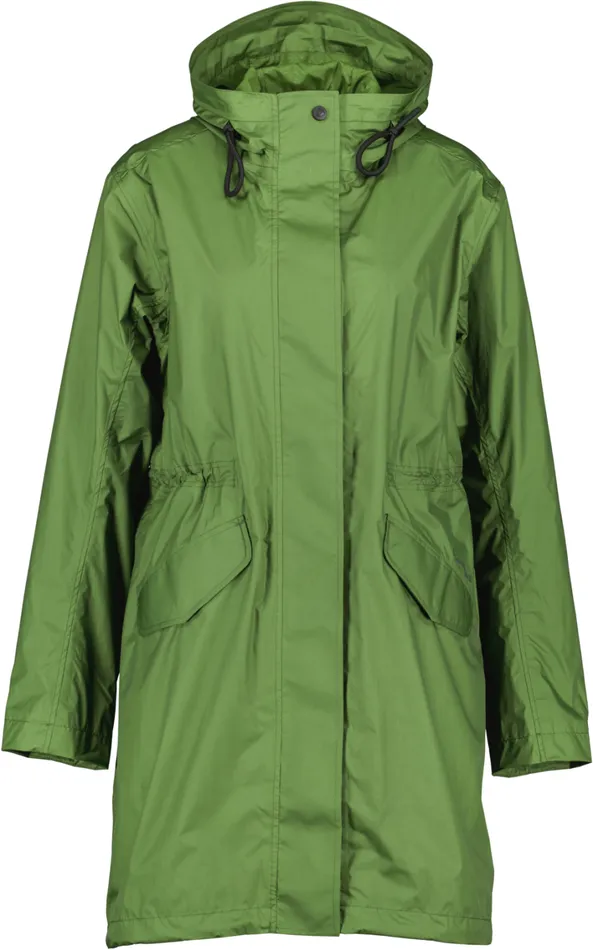 Amell Parka Velvet Green Women Didriksons Spring Jackets