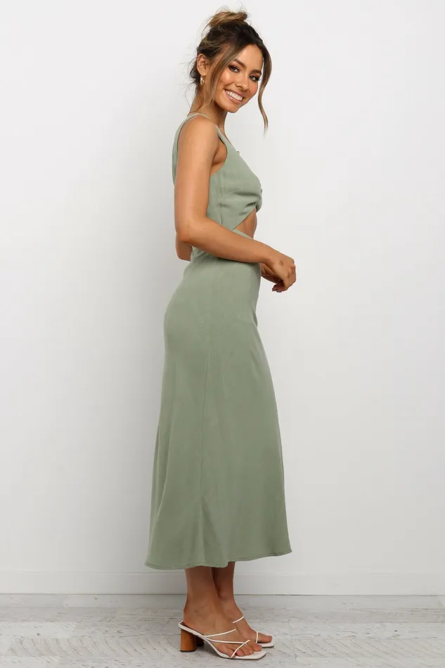 Apollo Dress Olive Women Event Dresses Petal and Pup