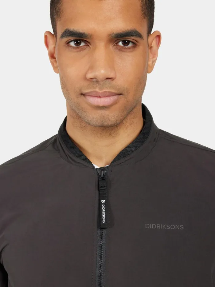 Arran Jacket Black Men Didriksons Spring Jackets