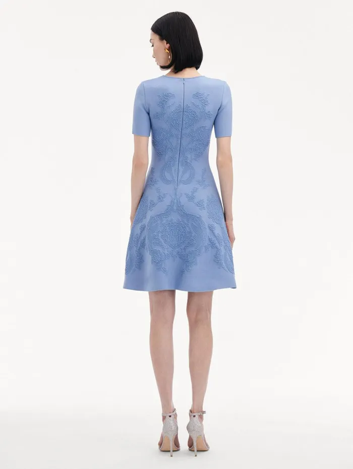 Art Nouveau Knit Dress Aventurine Women Oscar De La Renta Dresses Art Nouveau Knit Dress Aventurine Women Oscar De La Renta Dresses