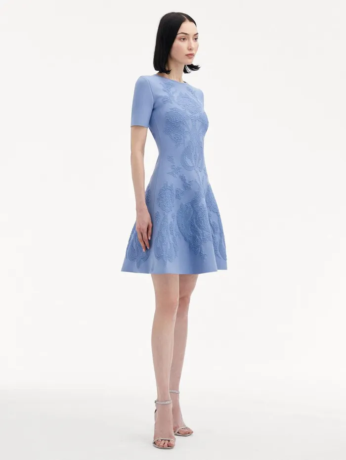 Art Nouveau Knit Dress Aventurine Women Oscar De La Renta Dresses Art Nouveau Knit Dress Aventurine Women Oscar De La Renta Dresses