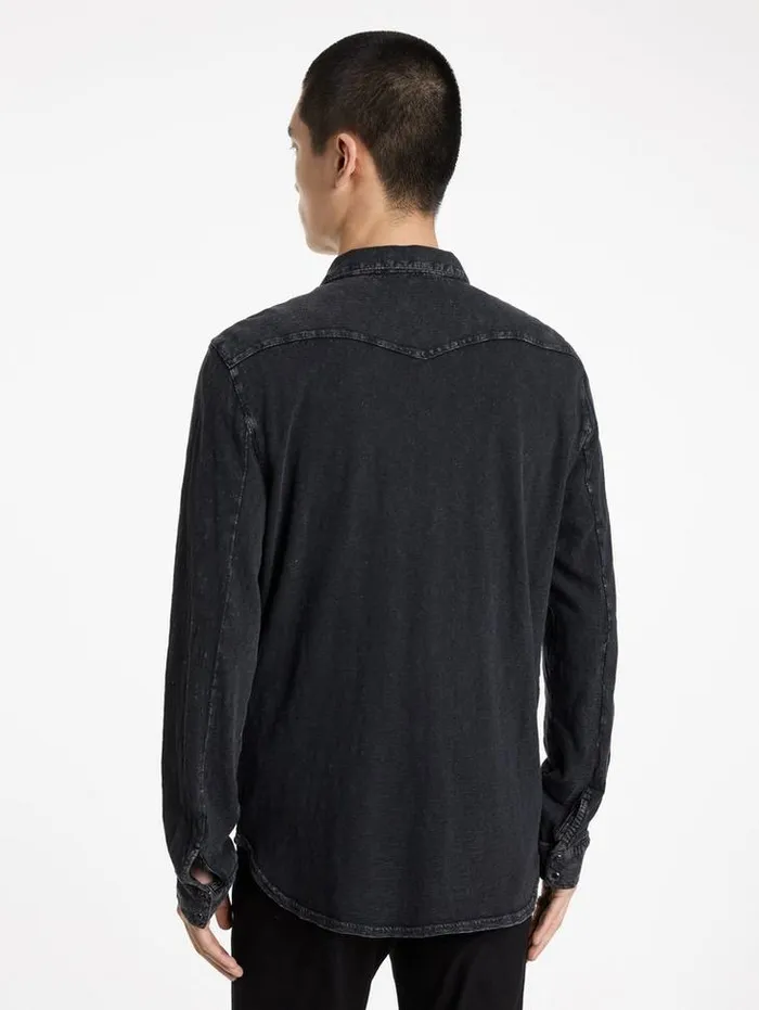 ARVON WESTERN SHIRT Charcoal Men John Varvatos Shirts
