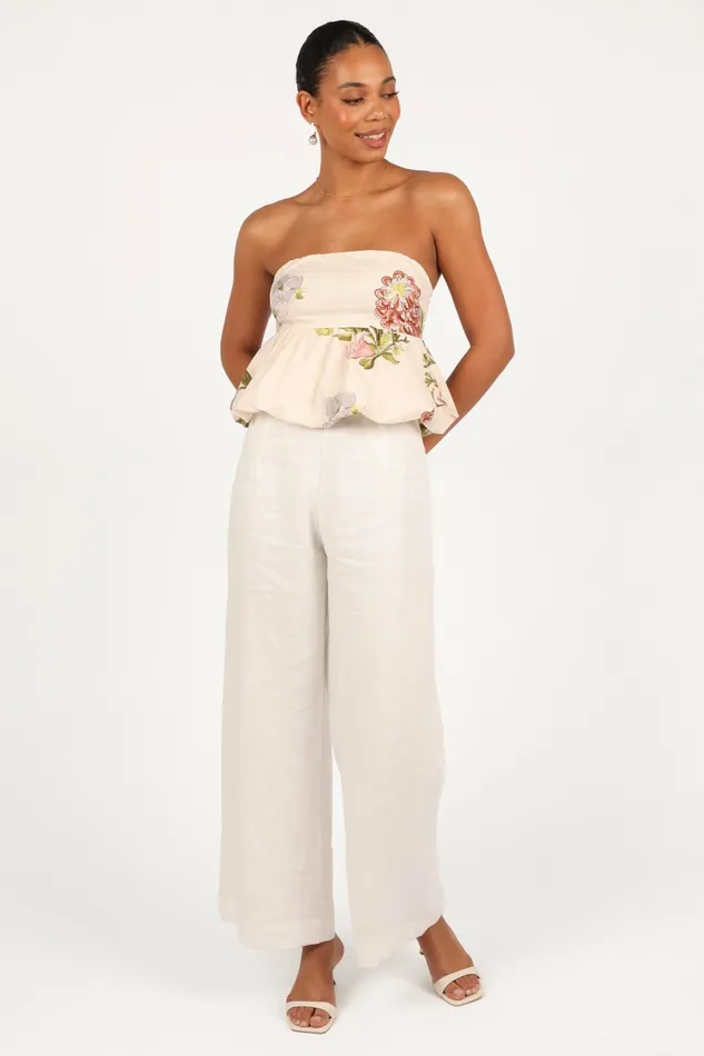 Aurelie Strapless Top Native Flora Women Tops Petal and Pup
