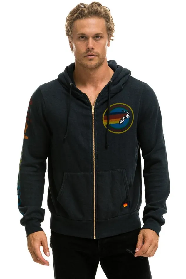 Austin Hoodie 8211 Charcoal WomenMen Aviator Nation Hoodies