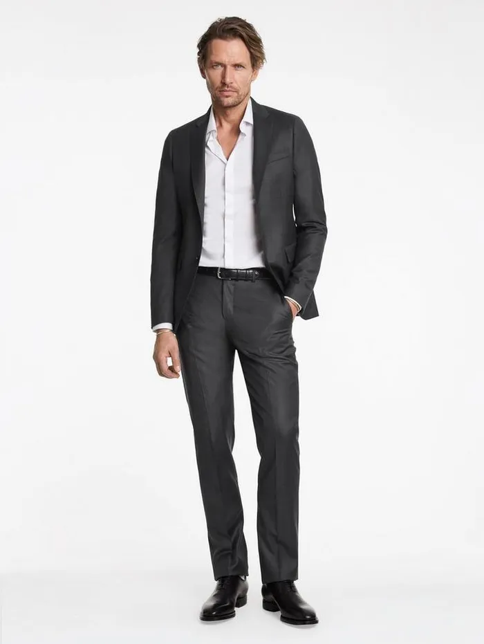 AUSTIN JACKET Carbon Grey Men John Varvatos Suit Jackets