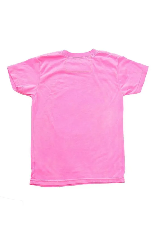 Austin Tee 8211 Neon Pink Kids Aviator Nation Tees