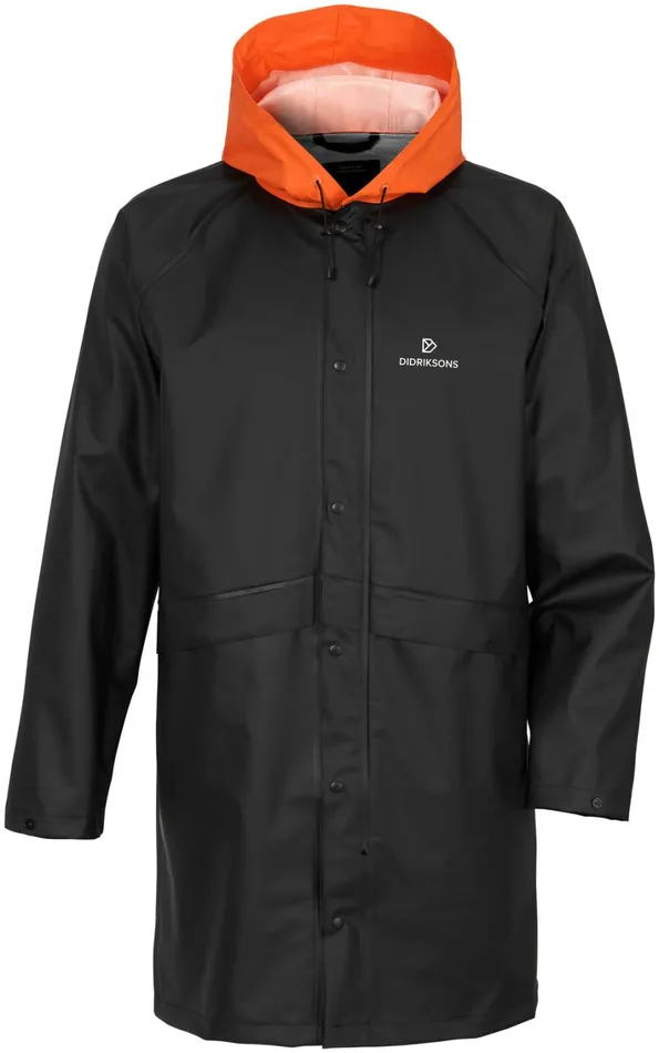 Avon Unisex Printed Parka Galon Blackflame WomenMen Didriksons Lightweight Jackets