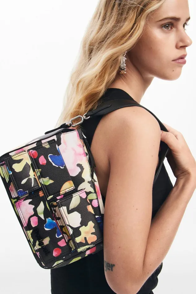 Bags Women Desigual Arty Handbag Materialfinishes