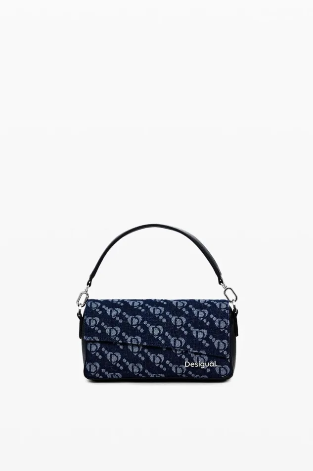 Bags Women Desigual Desigual Logo Handbag Blue