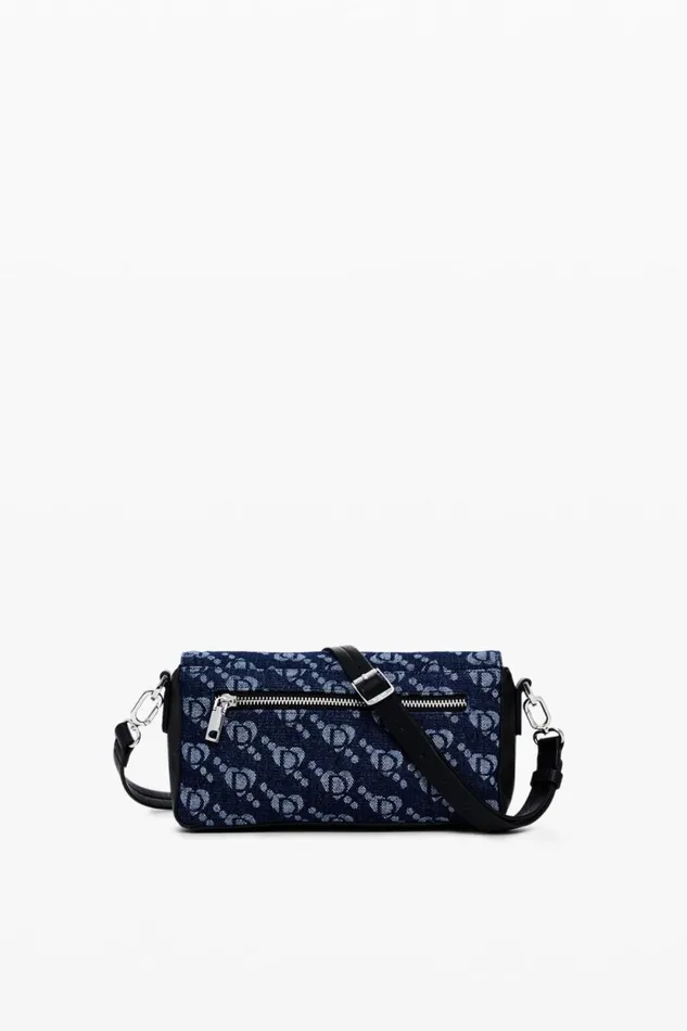 Bags Women Desigual Desigual Logo Handbag Blue