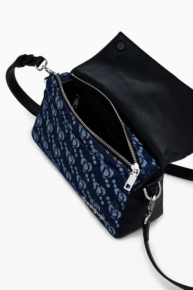 Bags Women Desigual Desigual Logo Handbag Blue