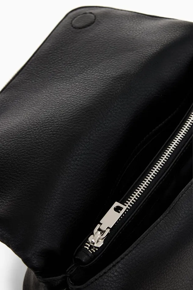 Bags Women Desigual M Half Logo Crossbody Bag Black
