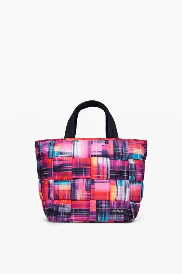 Bags Women Desigual Nylon Bag With Arty Multiposition Handles Materialfinishes