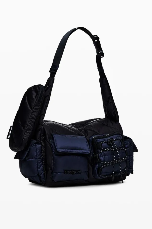 Bags Women Desigual Padded Modular Bag Blue