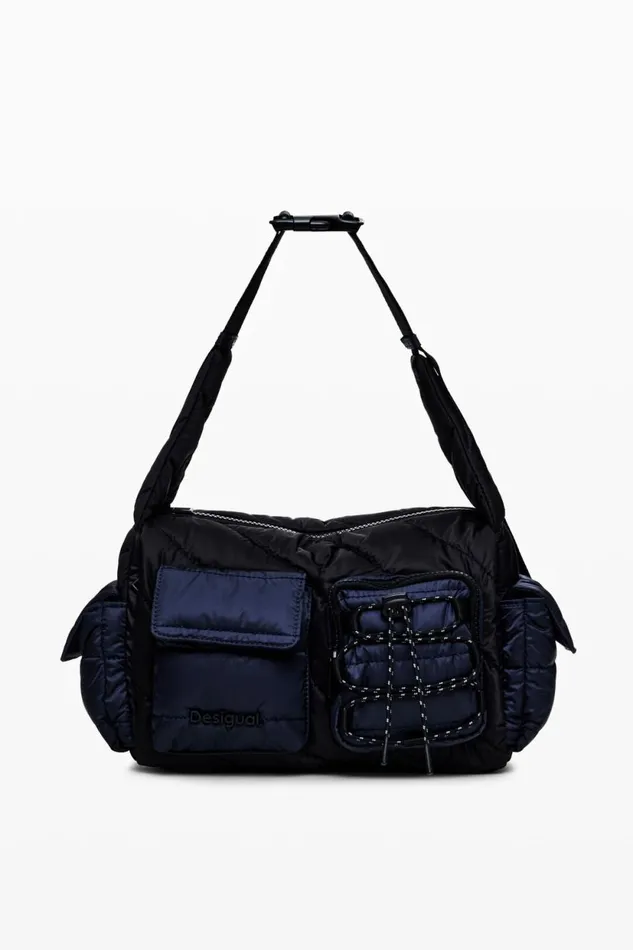Bags Women Desigual Padded Modular Bag Blue