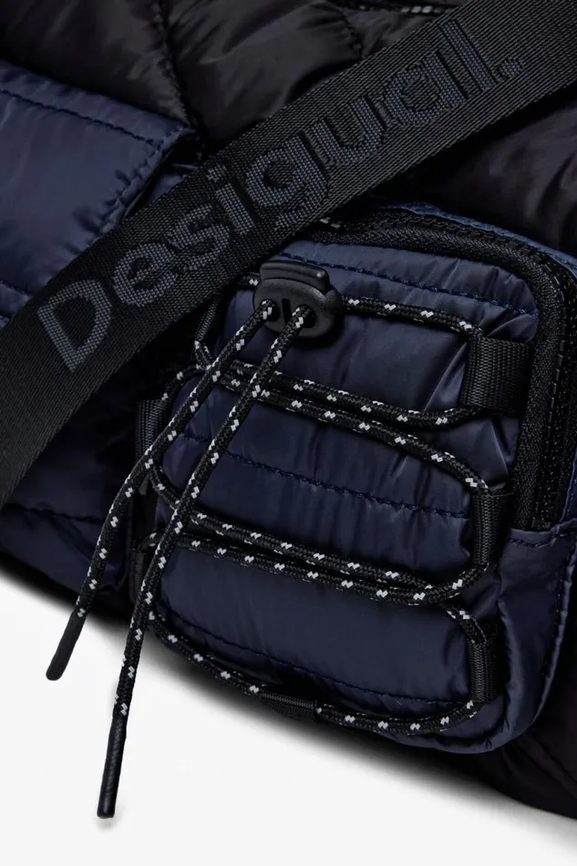 Bags Women Desigual Padded Modular Bag Blue