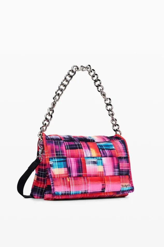 Bags Women Desigual Quilted Crossbody Bag Materialfinishes