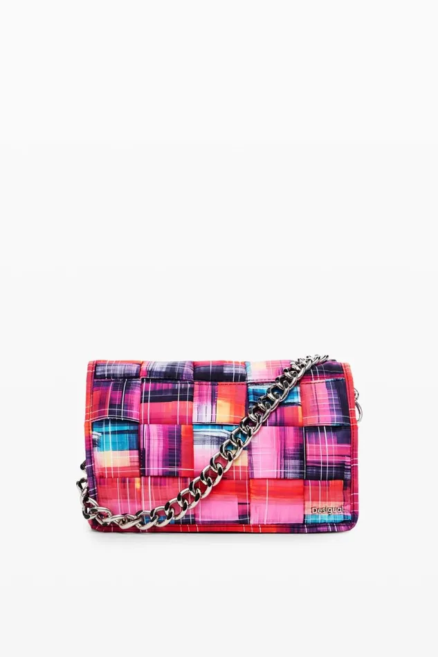 Bags Women Desigual Quilted Crossbody Bag Materialfinishes