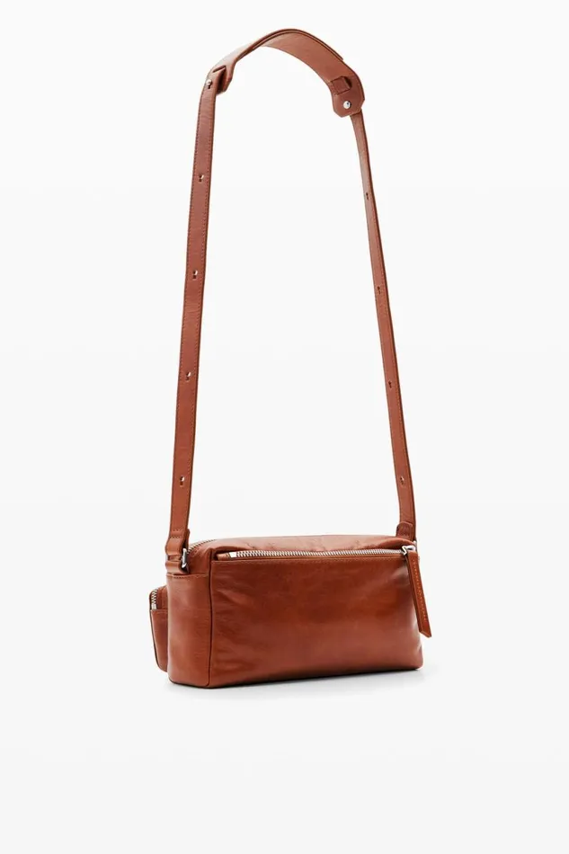 Bags Women Desigual S Leather Pockets Crossbody Bag Brown