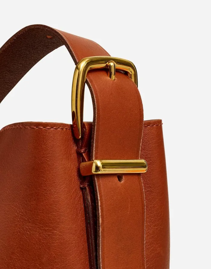Bags Women Madewell The Essential Bucket Tote Warm Cinnamon