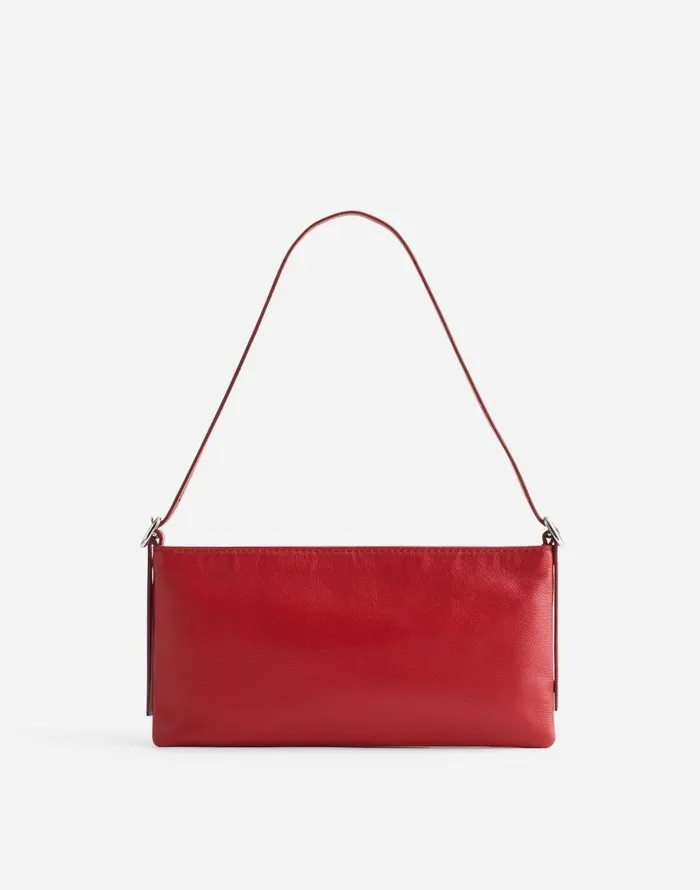 Bags Women Madewell The SculpturalBuckle Mini Shoulder Bag Bright Ember