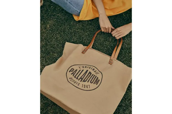 Bags WomenMen PALLADIUM ROUND LOGO TOTE BAG Camel