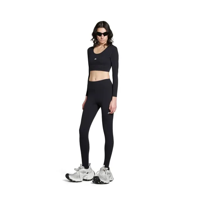 Balenciaga Activewear Women Women039s Activewear Long Sleeve Sports Bra In Black Black Balenciaga Activewear Women Women039s Activewear Long Sleeve Sports Bra In Black Black