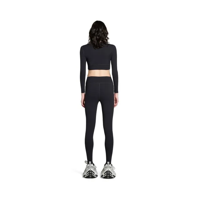 Balenciaga Activewear Women Women039s Activewear Long Sleeve Sports Bra In Black Black Balenciaga Activewear Women Women039s Activewear Long Sleeve Sports Bra In Black Black