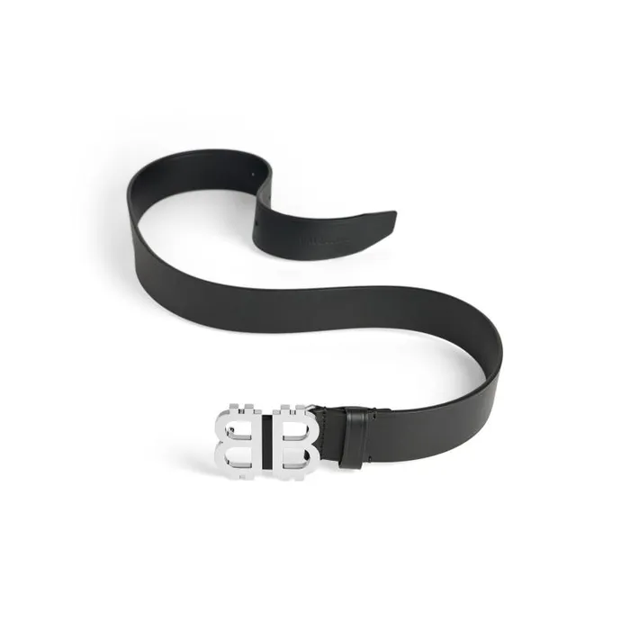 Balenciaga Belts Men Men039s Crypto Bb Belt In Black Black Balenciaga Belts Men Men039s Crypto Bb Belt In Black Black