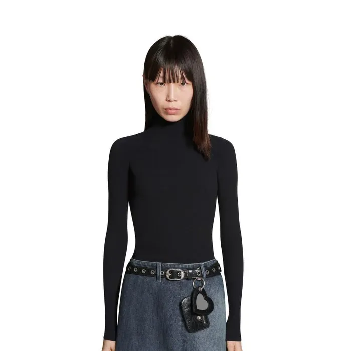 Balenciaga Belts Women Women039s Le Cagole Charms Belt With Rhinestones In Black Black