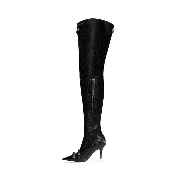 Balenciaga Boots and Ankle Boots Women Women039s Cagole 90mm Overtheknee Boot In Black Black Balenciaga Boots and Ankle Boots Women Women039s Cagole 90mm Overtheknee Boot In Black Black