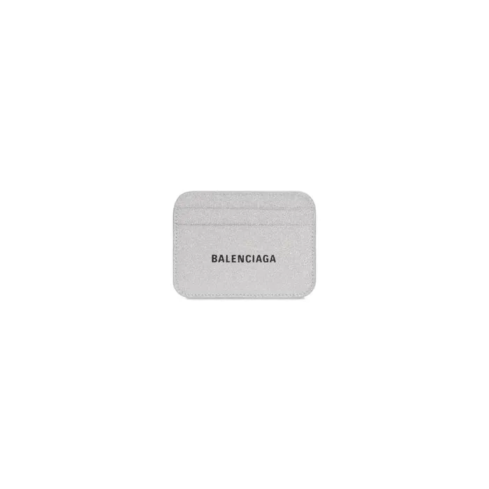 Balenciaga Card Holders Women Women039s Cash Card Holder Sparkling Fabric In Silver Silver Balenciaga Card Holders Women Women039s Cash Card Holder Sparkling Fabric In Silver Silver