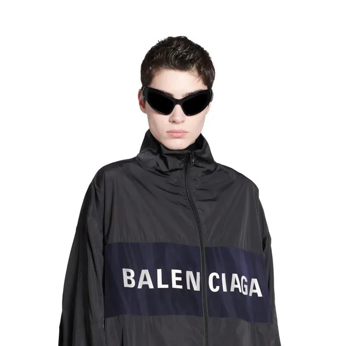 Balenciaga Coats and Jackets WomenMen Balenciaga Zipup Jacket In Black Black