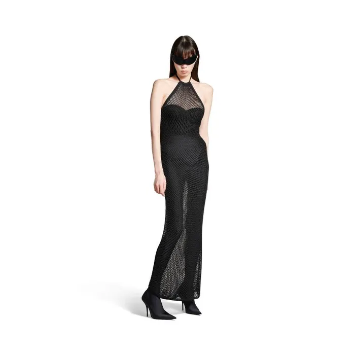Balenciaga Dresses and Skirts Women Women039s Halter Neck Dress In Black Black Balenciaga Dresses and Skirts Women Women039s Halter Neck Dress In Black Black
