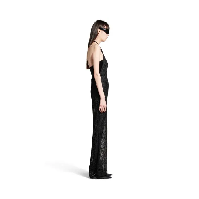 Balenciaga Dresses and Skirts Women Women039s Halter Neck Dress In Black Black Balenciaga Dresses and Skirts Women Women039s Halter Neck Dress In Black Black
