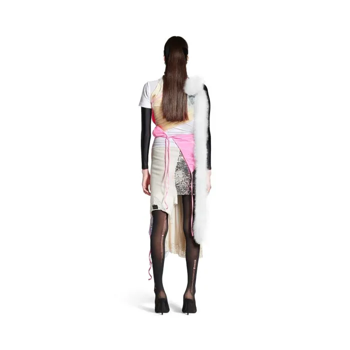 Balenciaga Dresses and Skirts Women Women039s Messy Patched Skirt In Multicolored Multicolored Balenciaga Dresses and Skirts Women Women039s Messy Patched Skirt In Multicolored Multicolored
