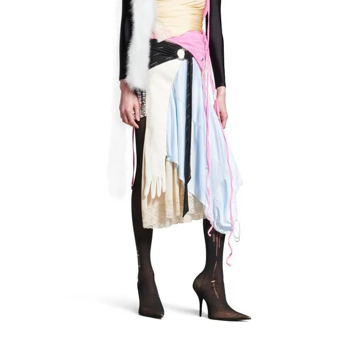 Balenciaga Dresses and Skirts Women Women039s Messy Patched Skirt In Multicolored Multicolored Balenciaga Dresses and Skirts Women Women039s Messy Patched Skirt In Multicolored Multicolored