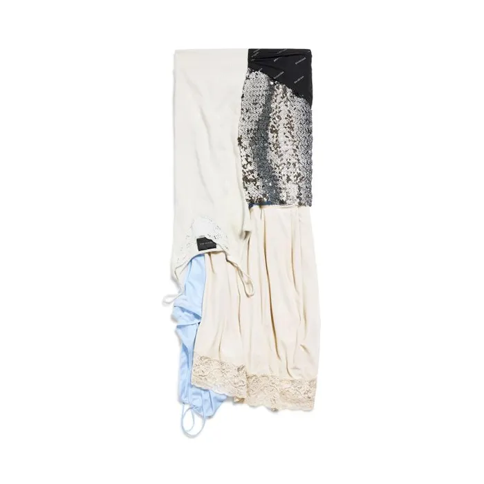 Balenciaga Dresses and Skirts Women Women039s Messy Patched Skirt In Multicolored Multicolored Balenciaga Dresses and Skirts Women Women039s Messy Patched Skirt In Multicolored Multicolored