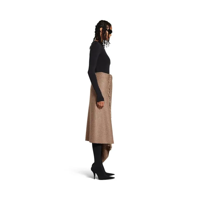 Balenciaga Dresses and Skirts Women Women039s Scarf Skirt In Brown Brown