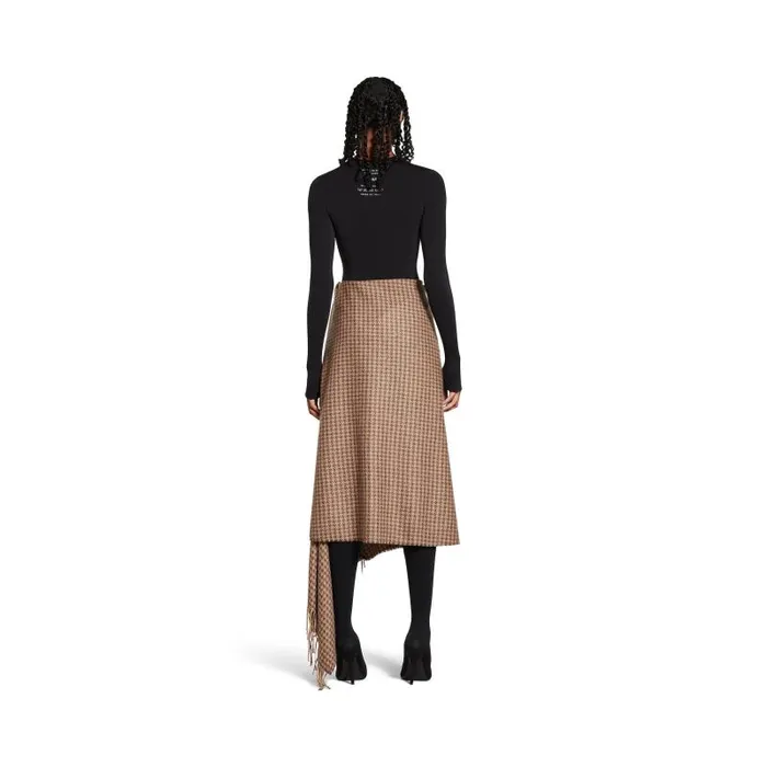 Balenciaga Dresses and Skirts Women Women039s Scarf Skirt In Brown Brown